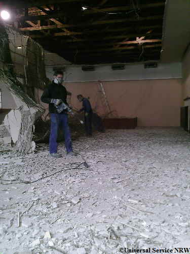 Abrissarbeiten - Universal Service NRW