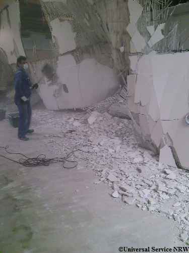 Demontage ausgefhrt vom Universal Service NRW